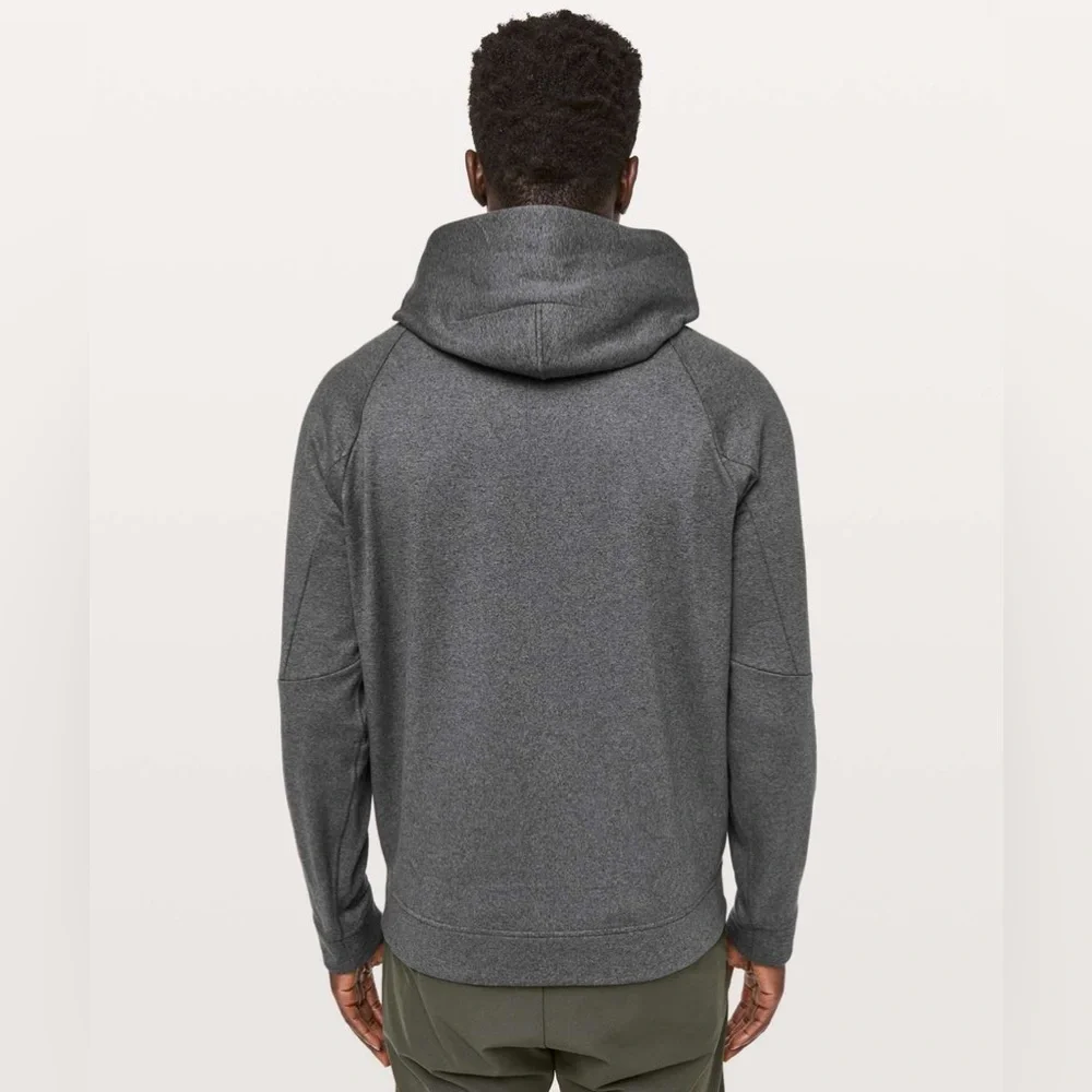 Lululemon City Sweat Pullover‎ Hoodie *Thermo Heathered Coal Size Medium